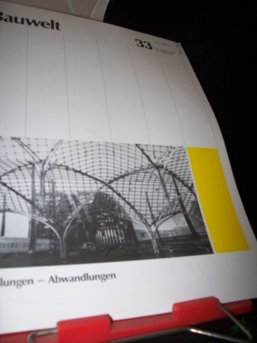 Product image of the product “33/1987 Wandlungen Abwandlungen ”
