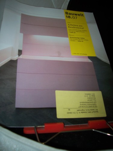 Artikelbild des Artikels “18/2007 Arbeiten am Baudenkmal “