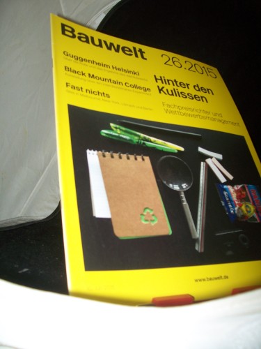 Artikelbild des Artikels “26/2015 Hinter den Kulissen, “