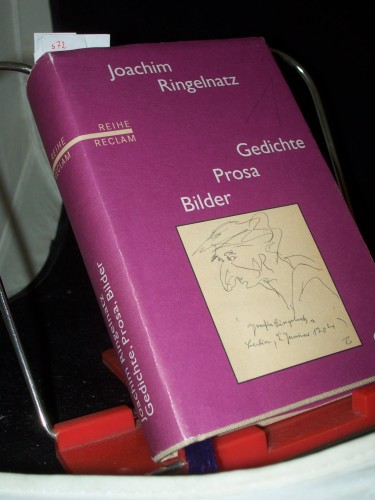 Artikelbild des Artikels “Gedichte, Prosa, Bilder / Joachim Ringelnatz. Hrsg. von Frank Möbus
und Friederike Schmidt-Möbus “
