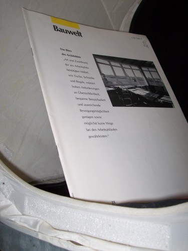 Artikelbild des Artikels “21/1990 Das Büro des Architekten “