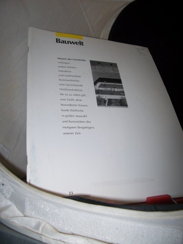 Artikelbild des Artikels “23/1997 Mauern der Geschichte “