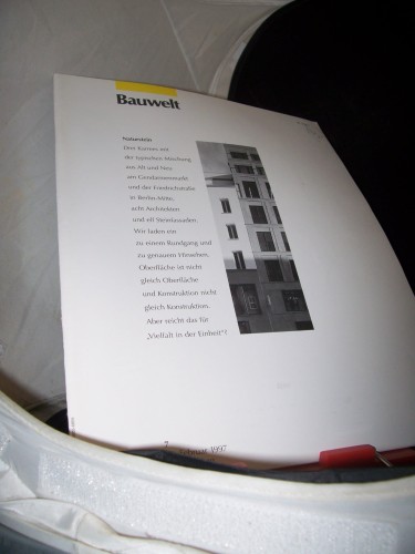 Artikelbild des Artikels “7/1997 Naturstein “