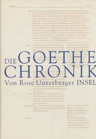 Artikelbild des Artikels “Die Goethe-Chronik / von Rose Unterberger “
