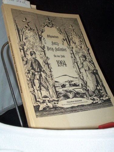 Artikelbild des Artikels “Allgemeiner Harz-Berg-Kalender für das Jahr 1994 “