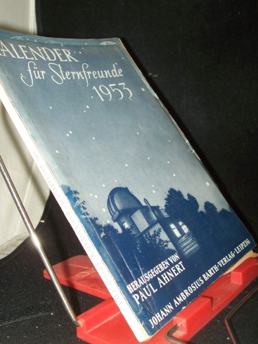 Artikelbild des Artikels “Kalender für Sternfreunde 1953 “