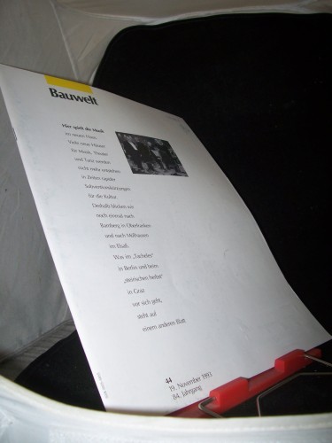 Artikelbild des Artikels “44/1993 Hier spielt die Musik “