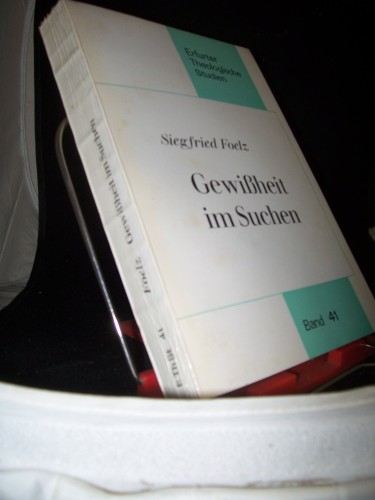 Artikelbild des Artikels “Gewissheit im Suchen : Gabriel Marcels konkretes Philosophieren auf d.
Schwelle zwischen Philosophie u. Theologie / von Siegfried Foelz “