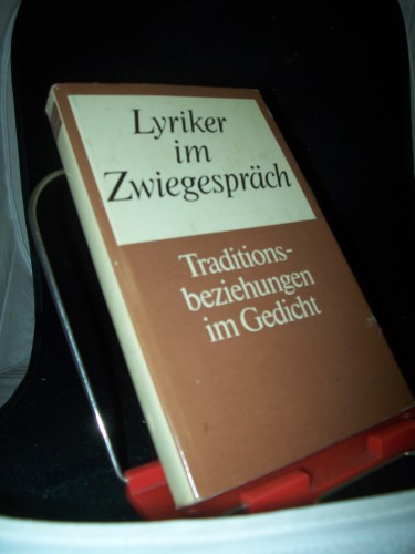 Artikelbild des Artikels “Lyriker im Zwiegespräch : Traditionsbeziehungen im Gedicht / hrsg.
von Ingrid Hähnel “