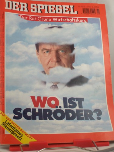Artikelbild des Artikels “46/1998, Wo ist Schröder “