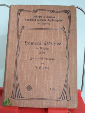 Artikelbild des Artikels “Homers Odyssee im Auszuge / in d. Übers. v. J. H. Voss “