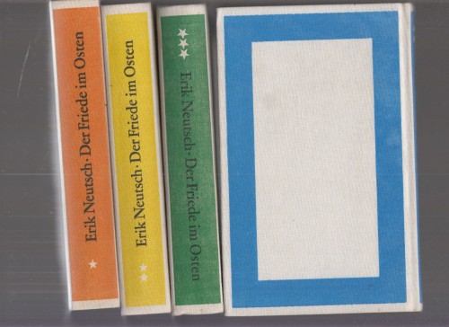 Artikelbild des Artikels “Der Friede im Osten / Erik Neutsch, 4 Bände “