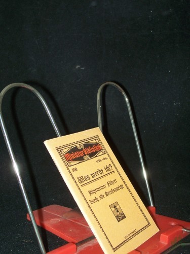 Product image of the product “Miniatur-Bibliothek Was werde ich? Allgemeiner Führer durch alle Berufszweige, 500 ”