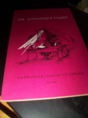 Artikelbild des Artikels “Hamburger Lesehefte, Nr.99, Doktor Johannes Faust: Ein Puppenspiel in
vier Aufzügen “