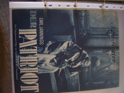 Artikelbild des Artikels “Nummer 1053, Der Patriot, mit Emil Jannings “