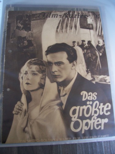 Artikelbild des Artikels “Nummer 1102, 1929, Das größte Opfer “