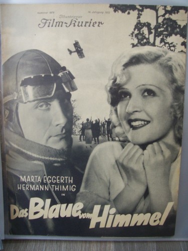 Artikelbild des Artikels “Nummer 1879, 1932, Das Blaue vom Himmel mit Marta Eggerth und Hermann
Thimig “