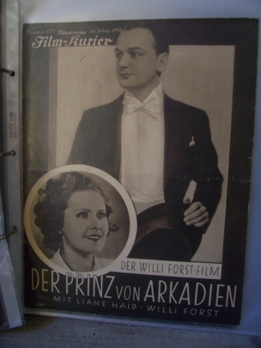 Artikelbild des Artikels “1773, 1932, Der Prinz von Arkadien, DER WILLI FORST FILM, mit Liane
Hais und Willi Forst “