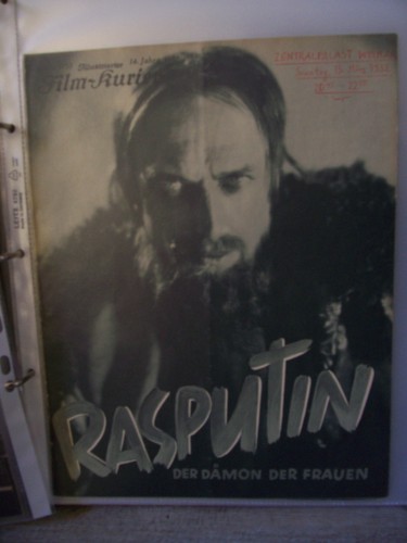 Artikelbild des Artikels “No 1735, 1932, RASPUTIN. Der Dämon der Frauen “