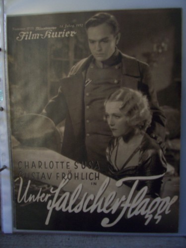 Artikelbild des Artikels “No 1733, 1932, Unter falscher Flagge. Mit Charlotte Susa und Gustav
Fröhlich “