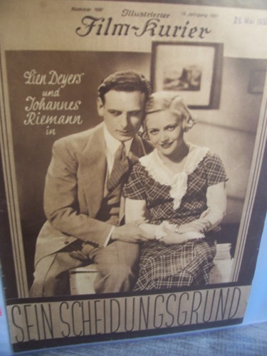 Artikelbild des Artikels “No 1657, 1931, Sein Scheidungsgrund mit Lien Deyers und Johannes
Riemann “