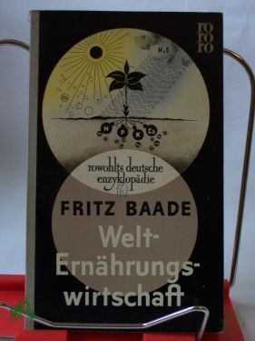 Product image of the product “Welternährungswirtschaft / Fritz Baade ”