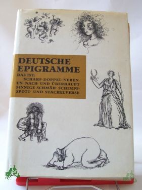 Artikelbild des Artikels “Deutsche Epigramme aus vier Jahrhunderten / hrsg. von Anita u. Walter Dietze. Mit Illustrationen von Nuria Quevedo “