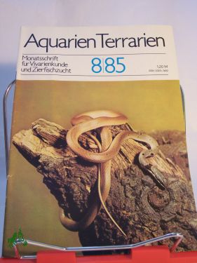 Artikelbild des Artikels “Aquarien und Terrarien. Monatszeitschrift für Vivarienkunde und
Zierfischzucht “