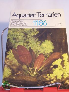 Artikelbild des Artikels “Aquarien und Terrarien. Monatszeitschrift für Vivarienkunde und
Zierfischzucht “