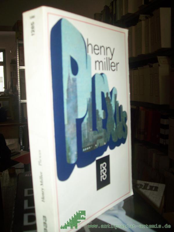 Artikelbild 1 des Artikels “Plexus : Roman / Henry Miller. [Aus dem Amerikan. übertr. von Kurt Wagenseil] “
