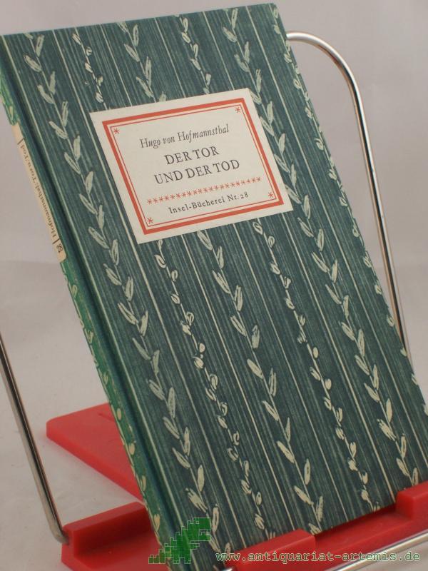 Product image 1 of the product “Der Tor und der Tod : Dramatisches Gedicht / Hugo von Hofmannsthal ”