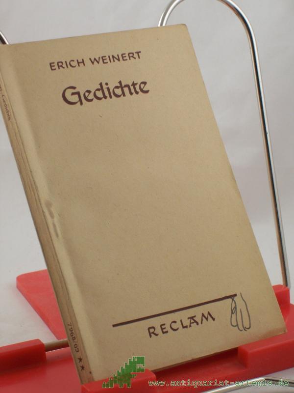 Product image 1 of the product “Gedichte / Erich Weinert. Hrsg. von Hans Marquardt ”