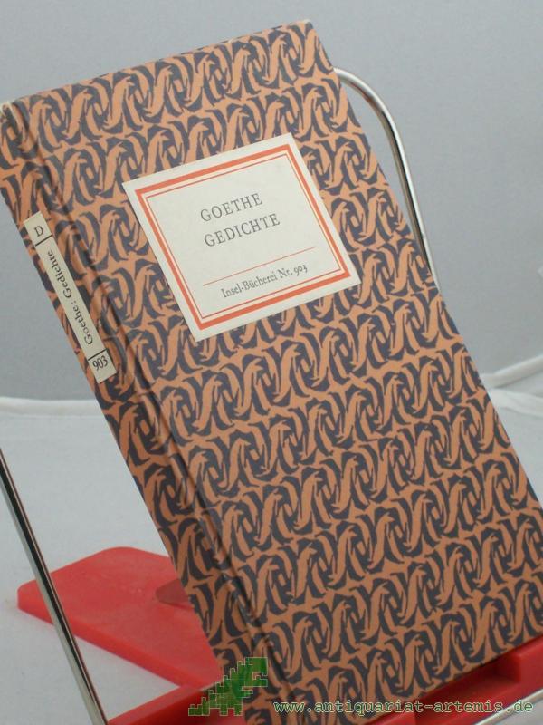 Product image 1 of the product “Gedichte / Goethe. Ausw. von Hans Klähn ”