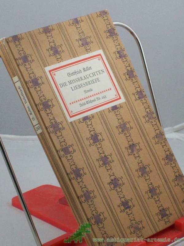 Product image 1 of the product “Die missbrauchten Liebesbriefe : Novelle / Gottfried Keller ”