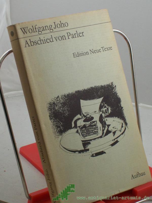 Product image 1 of the product “Abschied von Parler / Wolfgang Joho ”