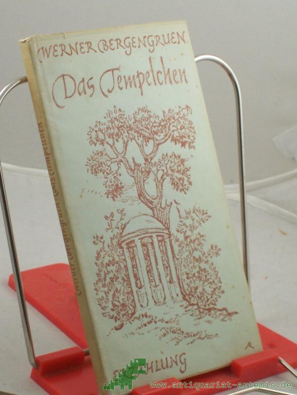 Product image 1 of the product “Das Tempelchen : Erzählung / Werner Bergengruen ”