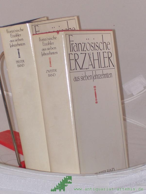 Product image 1 of the product “Französische Erzähler aus sieben Jahrzehnten /2 Bände hrsg. von Frauke Rother u. Klaus Möckel ”
