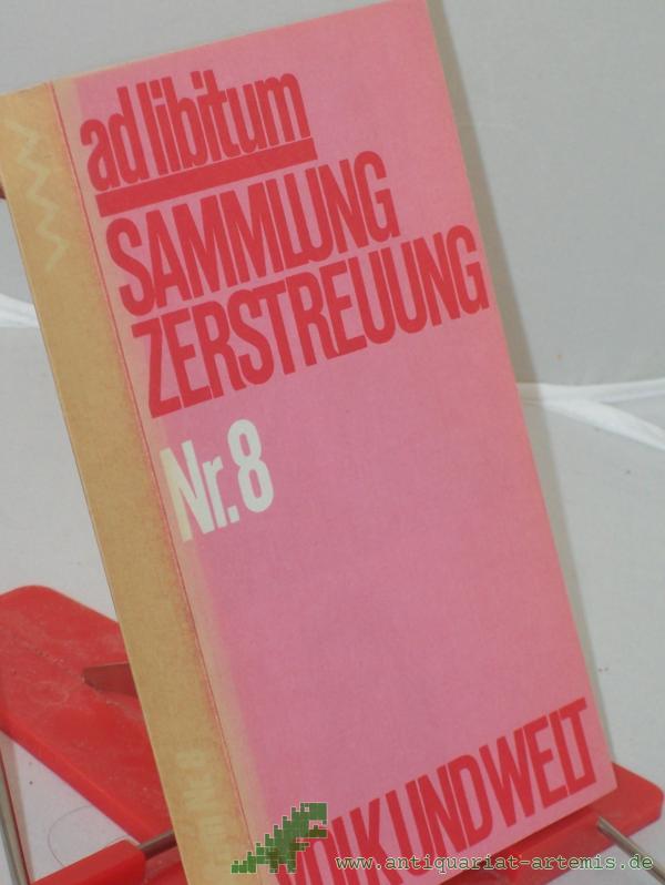 Product image 1 of the product “ad libitum Sammlung Zerstreuung Nr. 8 ”