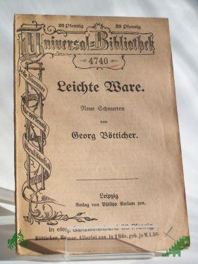 Product image 1 of the product “Leichte Ware, Georg Bötticher ”