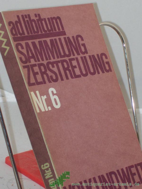 Product image 1 of the product “ad libitum Nr. 6. Sammlung Zerstreuung ”