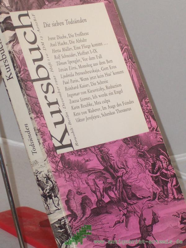 Product image 1 of the product “Die sieben Todsünden. Kursbuch, Heft 110 ”