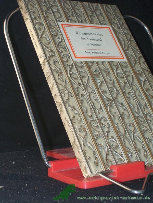 Artikelbild 1 des Artikels “Riemenschneider im Taubertal / Tilman Riemenschneider. Geleitw. von Hanns Bechstein “