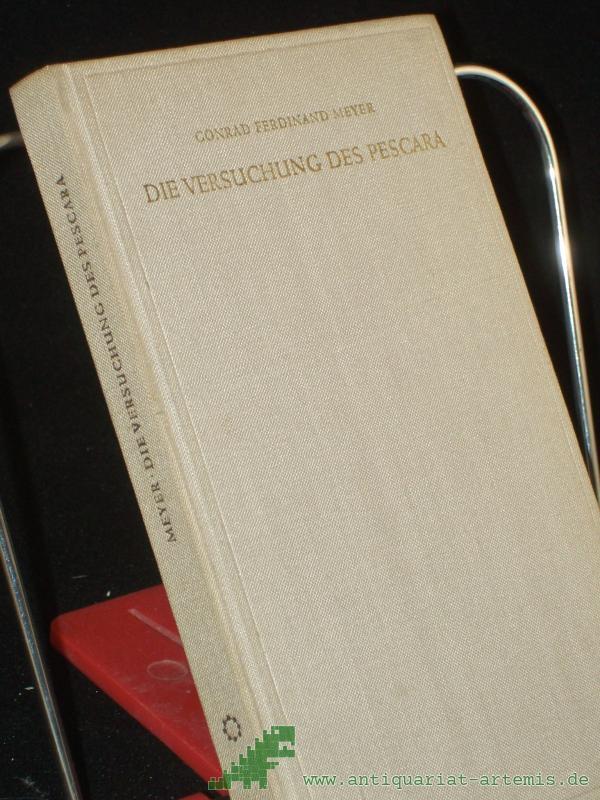 Product image 1 of the product “Die Versuchung des Pescara : Novelle / Conrad Ferdinand Meyer. Zeichnungen: Karl Eckle ”