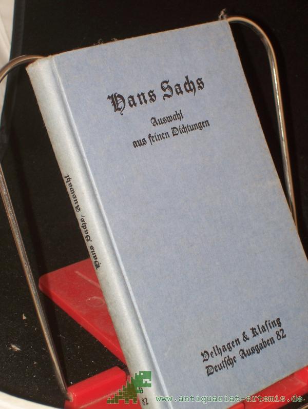 Product image 1 of the product “Hans Sachs - Auswahl aus seinen Dichtungen ”