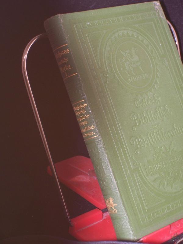 Product image 1 of the product “Shakespeares sämtliche dramatische Werke, Jugendlustspiele, nach der Übersetzung von August Wilhelm Schlegel, Philipp Kaufmann und Voß ”