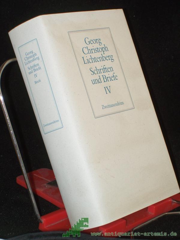 Product image 1 of the product “Schriften und Briefe IV, Hrsg. v. Wolfgang Promies ”