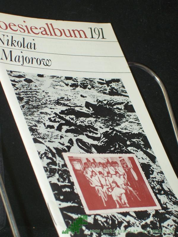 Artikelbild 1 des Artikels “Poesiealbum 191, Nikolai Majorow / [Ausw. dieses Heftes: Birgit Mai. Übertr. von Uwe Grüning... Innengrafik: Wolfgang Petrovsky] “