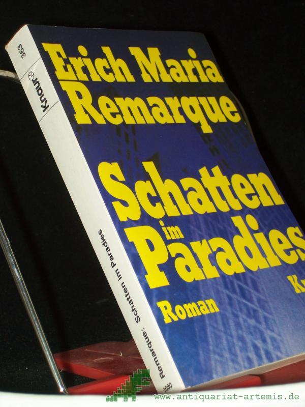 Product image 1 of the product “Schatten im Paradies : Roman / Erich Maria Remarque ”