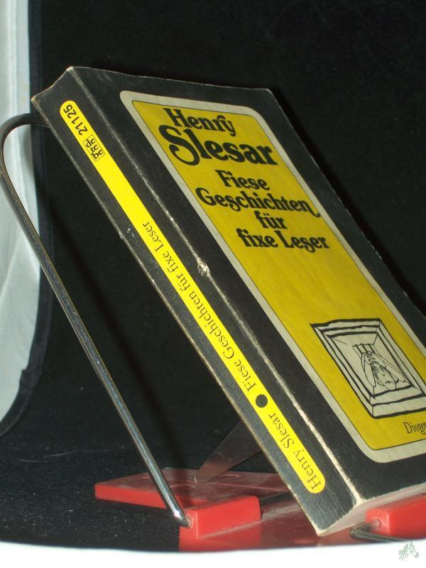 Product image 1 of the product “Fiese Geschichten für fixe Leser / Henry Slesar. Aus d. Amerikan. von Thomas Schlück ”