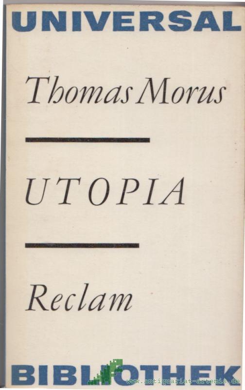 Product image 1 of the product “Utopia / Thomas Morus. Übers. von Gerhard Ritter. Nachw. von Eberhard Jäckel ”